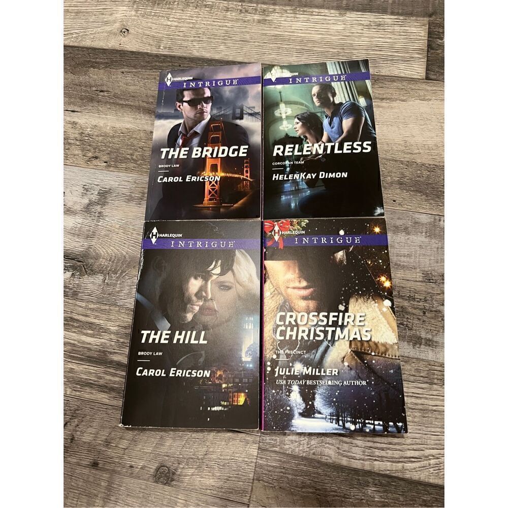Lot of 4 Harlequin Books Intrigue Series